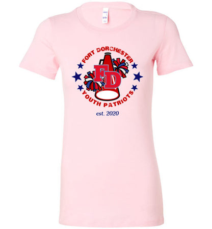 YOUTH PATRIOTS CHEER LADIES SLIM FIT TEE