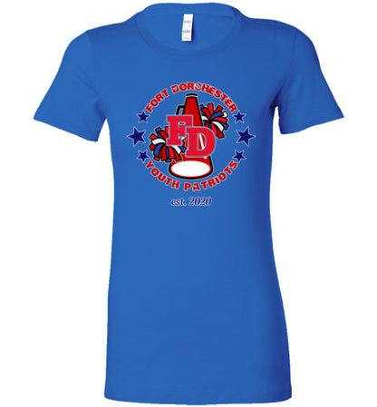 YOUTH PATRIOTS CHEER LADIES SLIM FIT TEE