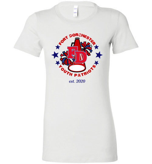 YOUTH PATRIOTS CHEER LADIES SLIM FIT TEE