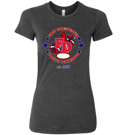 YOUTH PATRIOTS CHEER LADIES SLIM FIT TEE