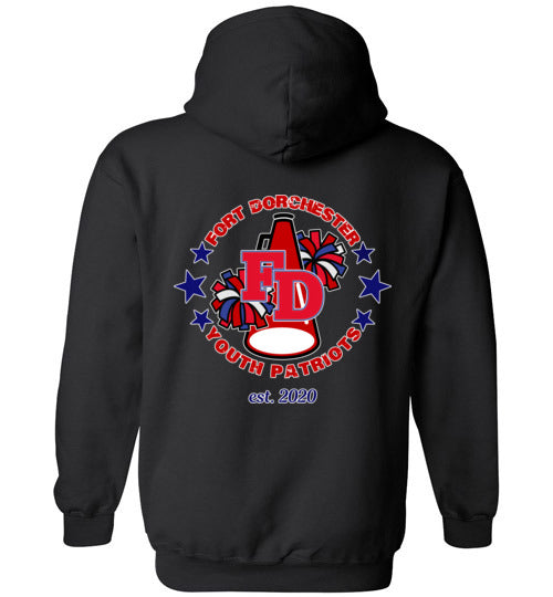 YOUTH PATRIOTS CHEER TWO SIDED HOODIE