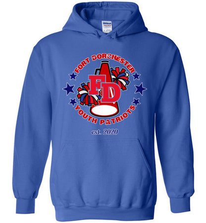 YOUTH PATRIOTS CHEER HEAVY HOODIE