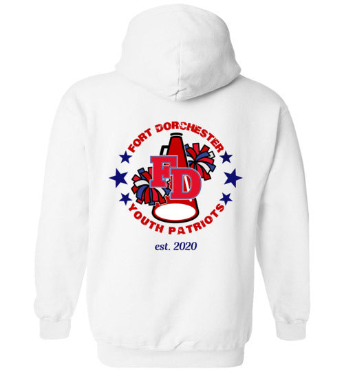 YOUTH PATRIOTS CHEER TWO SIDED HOODIE