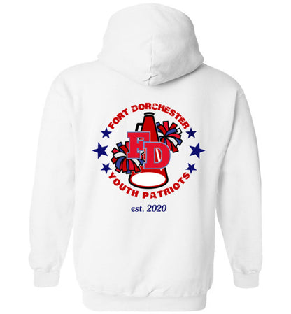 YOUTH PATRIOTS CHEER TWO SIDED HOODIE