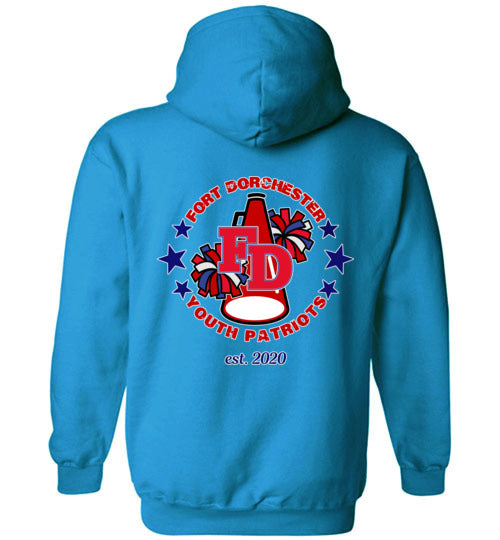 YOUTH PATRIOTS CHEER TWO SIDED HOODIE