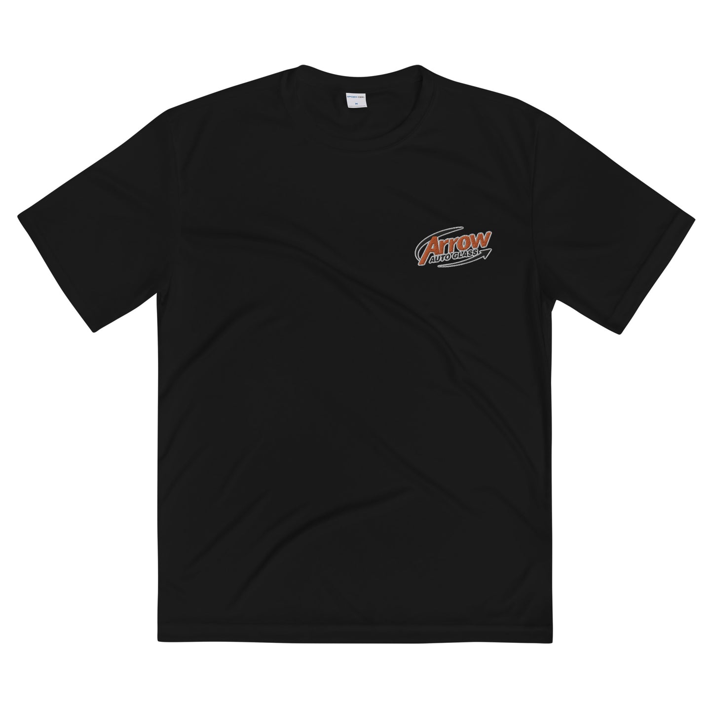 Arrow Auto Glass Embroidered Tee | Moisture Wicking Sports Jersey