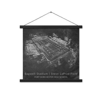 Bagwell Stadium Chalk Sketch Hanging Poster