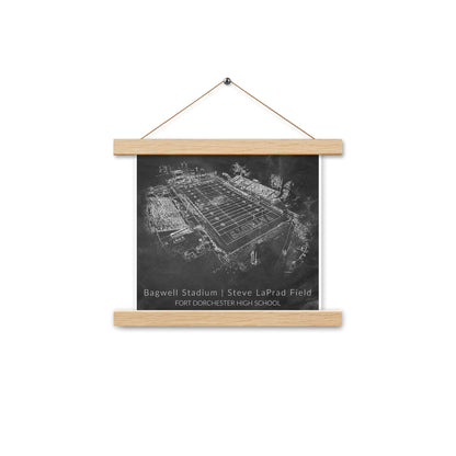 Bagwell Stadium Chalk Sketch Hanging Poster