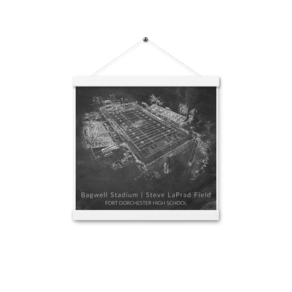 Bagwell Stadium Chalk Sketch Hanging Poster