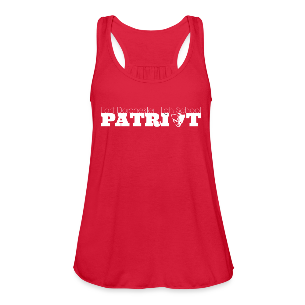 FDHS Patriot Women's Flowy Tank Top by Bella - red