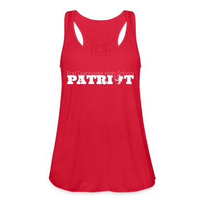 FDHS Patriot Women's Flowy Tank Top by Bella - red