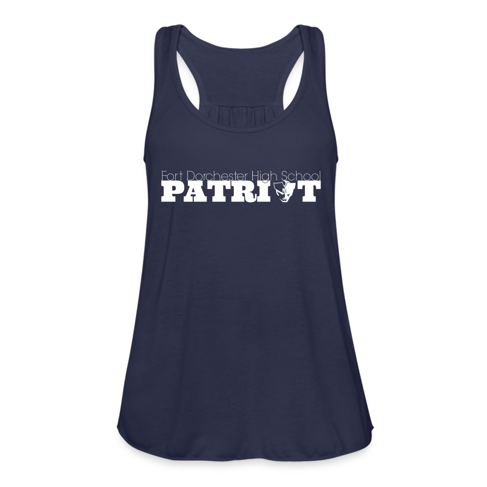 FDHS Patriot Women's Flowy Tank Top by Bella - navy