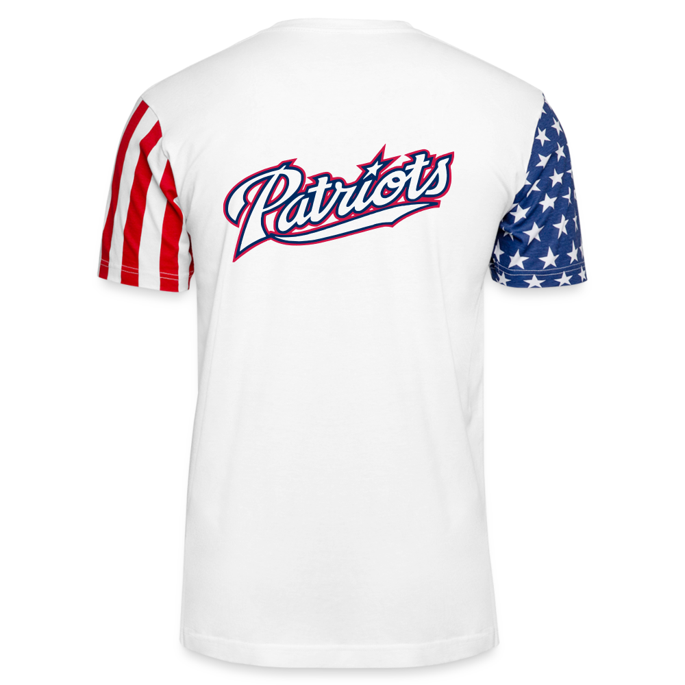 YOUTH PATRIOTS Adult Stars & Stripes T-Shirt - white