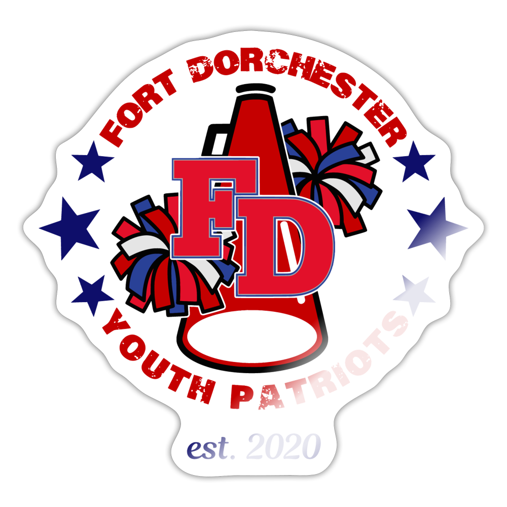 FD YOUTH PATRIOTS CHEER Sticker - white glossy